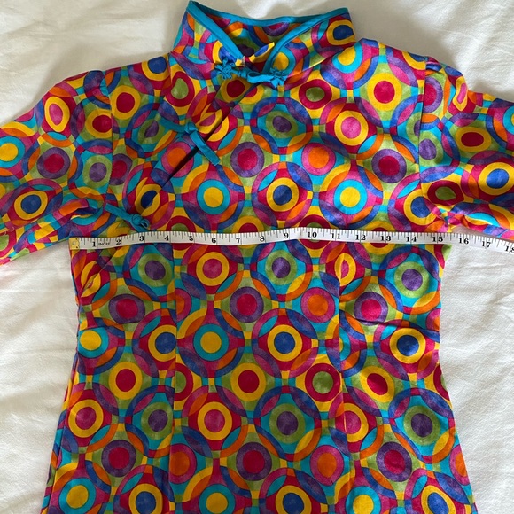 Handmade midi qipao/cheongsam dress XS - Picture 9 of 16